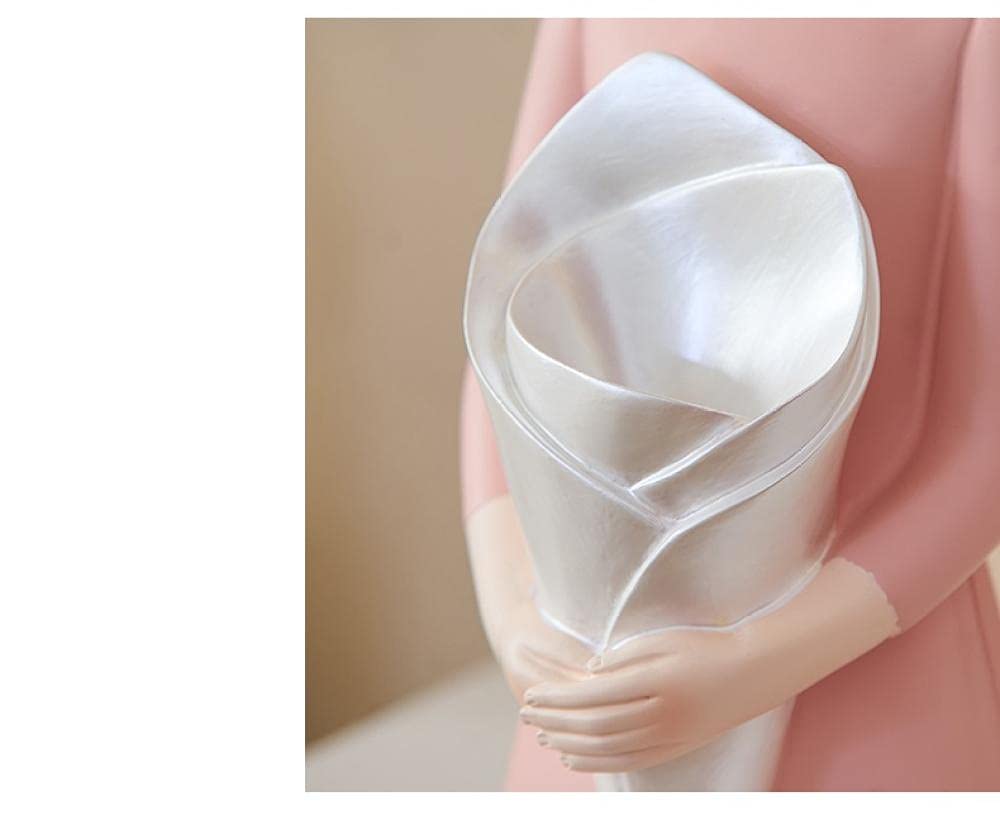 Amazon.co.jp: 彫刻像装飾のための現代女性彫刻花瓶樹脂像 : Home